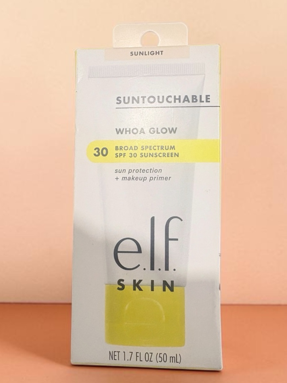 ELF Skin Suntouchable Whoa Glow SPF 30 Sunscreen-Sunlight